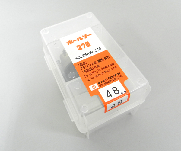 新品 ミヤナガ ホールソー278 48mm 278048 ステンレス 鋼板 銅板 有効長4mm 札幌市北区拍卖