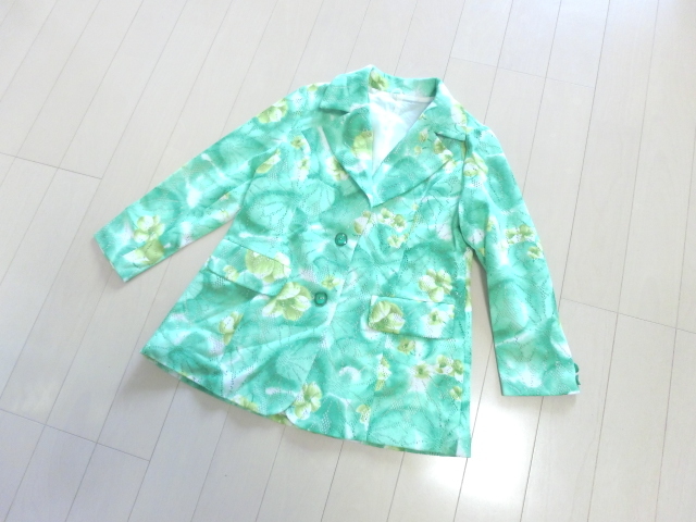 サマージャケット 誂え品 ネオンカラー ミントグリーン拍卖