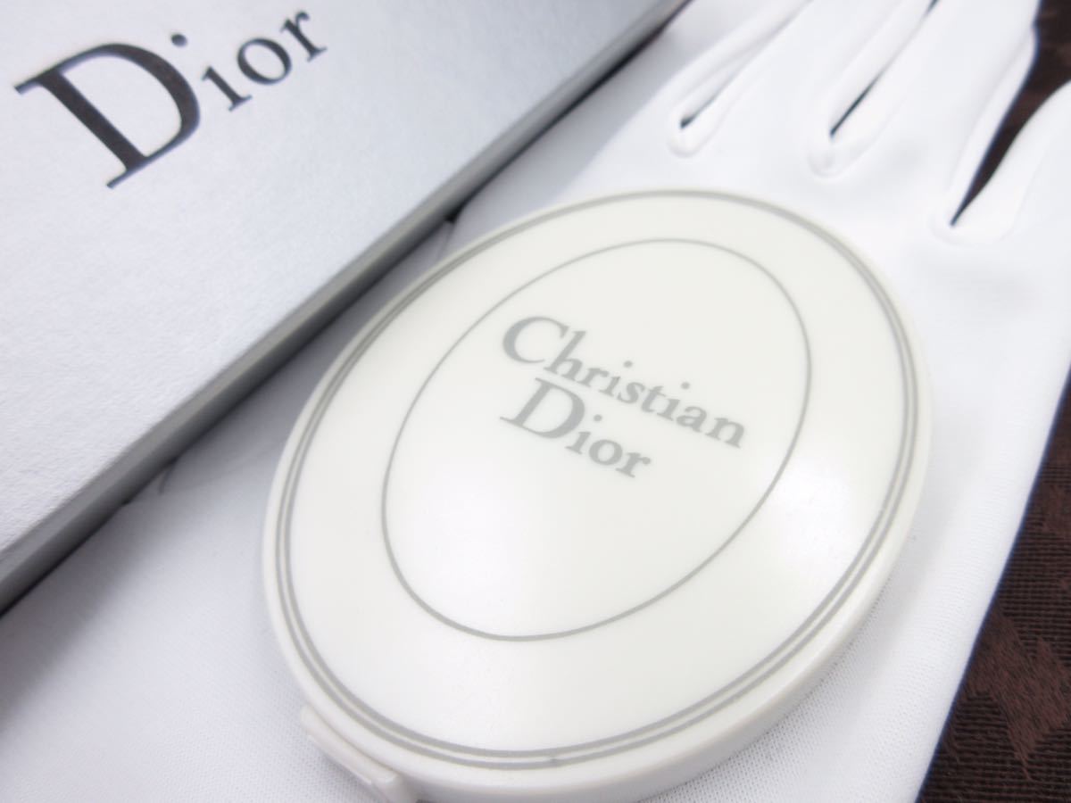 【希少】Christian Dior ミラー 鏡 手鏡 収納式 クリスチャン ディオール ヴィンテージ アクセサリー レディース 結婚式 レア ya-3-6拍卖