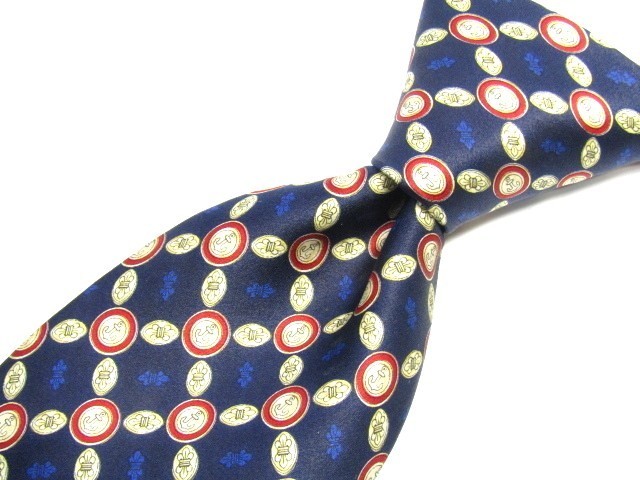 GIANFRANCO FERRE(ジャンフランコ フェレ) シルクネクタイ 小紋アート柄 イタリア製 848421C356R27拍卖