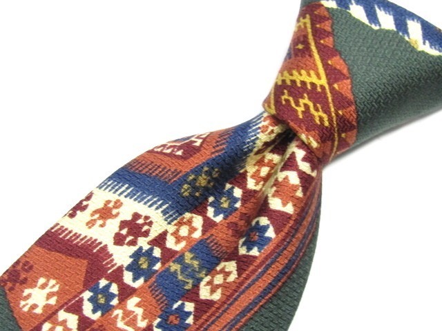 KRIZIA(クリッツィア) シルクネクタイ アート柄 イタリア製 848416C184R27拍卖