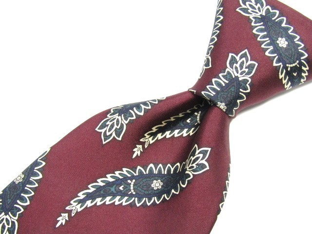 GIVENCHY(ジバンシィ) シルクネクタイ ペーズリー柄 USA製 848401C196R24拍卖