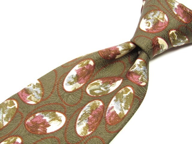 KRIZIA(クリッツィア) シルクネクタイ アート柄 イタリア製 848384C01R13拍卖