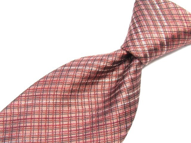 Banana Republic(バナナ・リパブリック) シルクxリネン ネクタイ 格子柄 イタリア製 848347C184R04拍卖