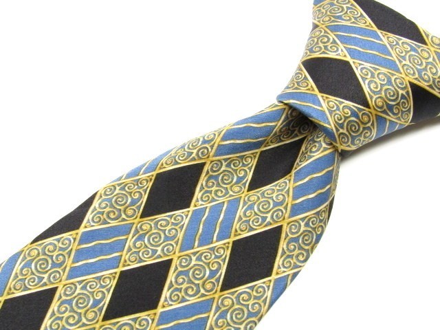 LANVIN(ランバン) シルクネクタイ アート格子柄 フランス製 848382C01R23拍卖