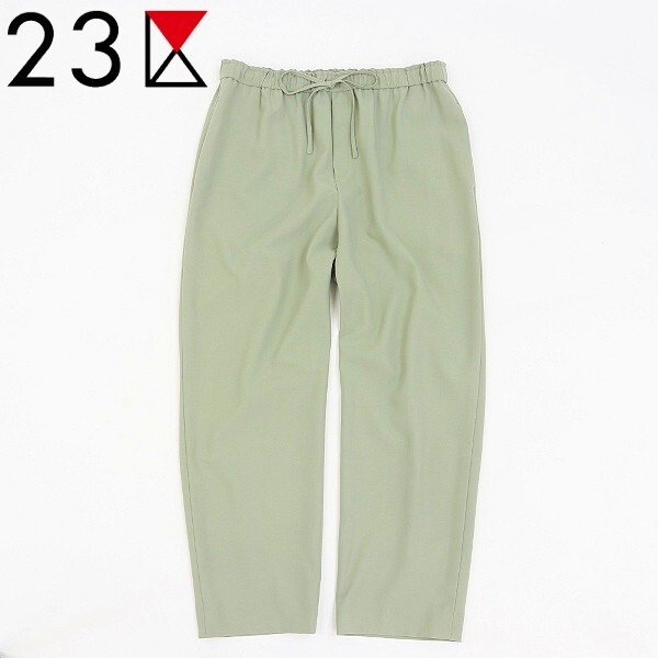 新品◆23区 テーパード イージー パンツ 46 大きいサイズ拍卖