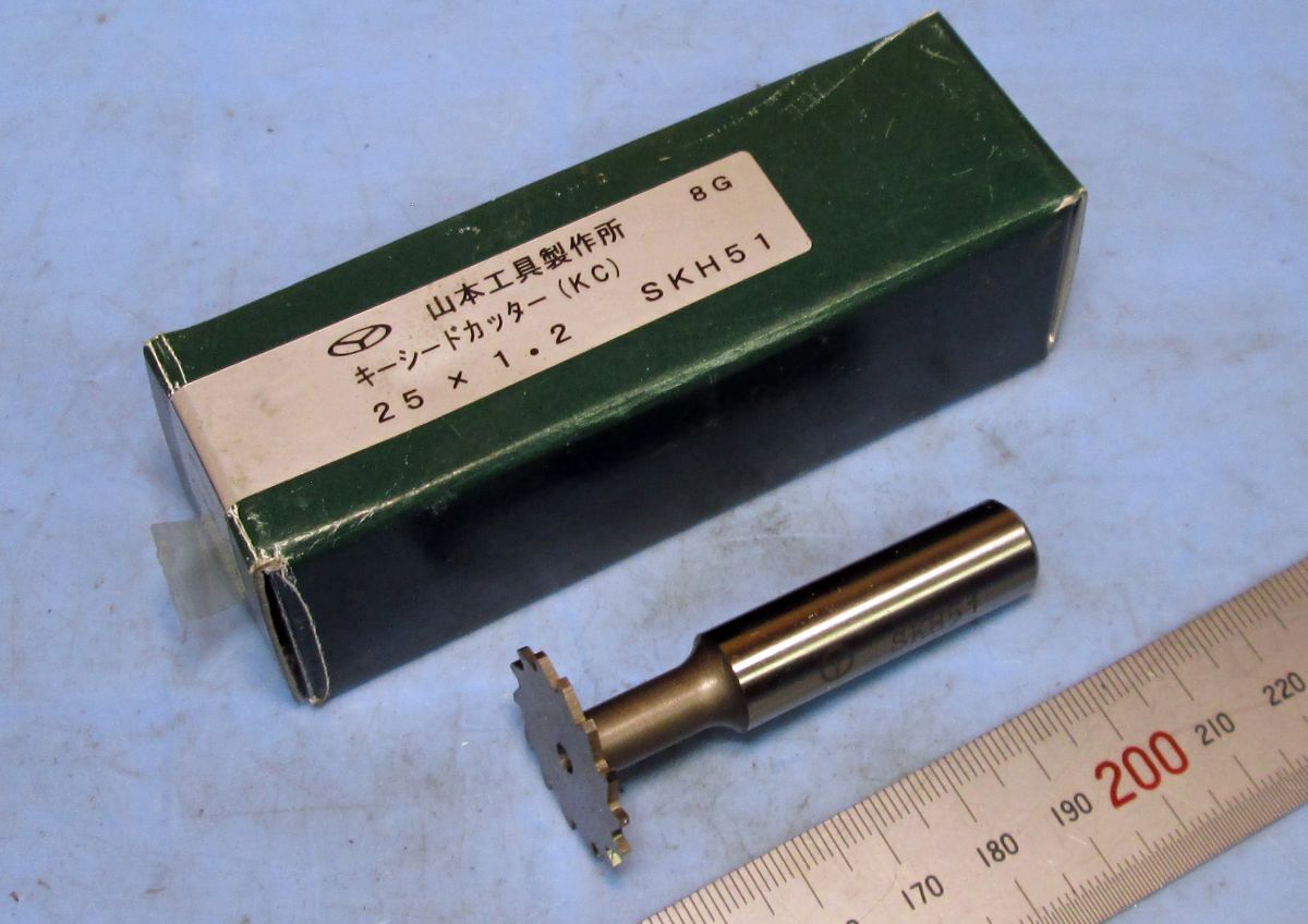 EA288 Tスロット キーシドカッター YAMAMOTO 25×1.2 中古拍卖