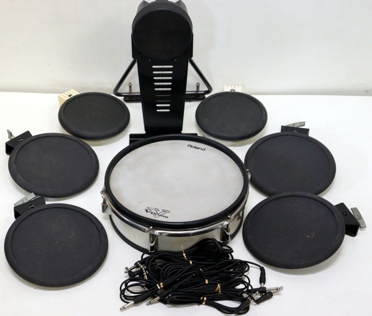 Roland/ローランド 電子ドラムセット キック・トリガー/スネアパッド/タム/シンバル/V-Drums拍卖