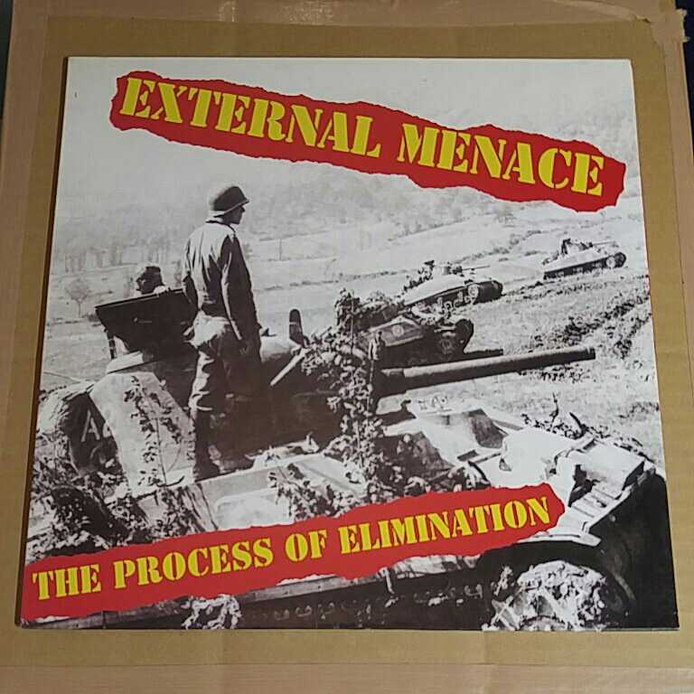 EXTERNAL MENACE「the process of elimination」LPレコードカラー盤★Hardcore Punk Oi! 拍卖