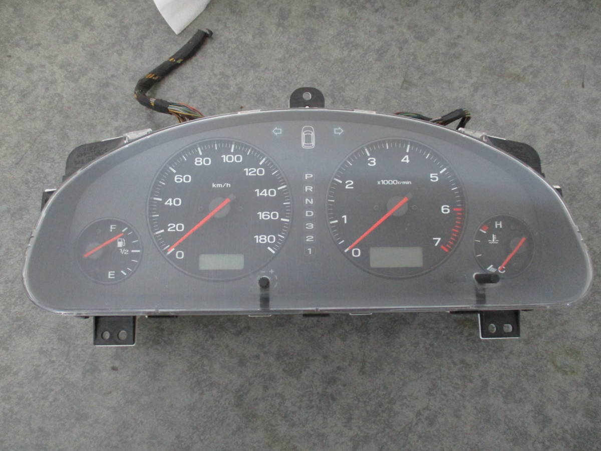 レガシーB4レガシイBE5レガシィ純正メーターパネルM264 部品取り車あります タコメーター スピードメーター水温計拍卖