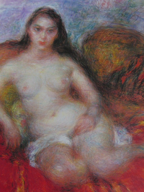 伊藤清永、【デイバンによる】、希少な大判額装用画集より、美品、日本人画家、新品額装付、送料込み拍卖