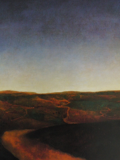 久野和洋、【古代の地(X)】、希少な大判額装用画集より、美品、日本人画家、新品額装付、送料込み拍卖