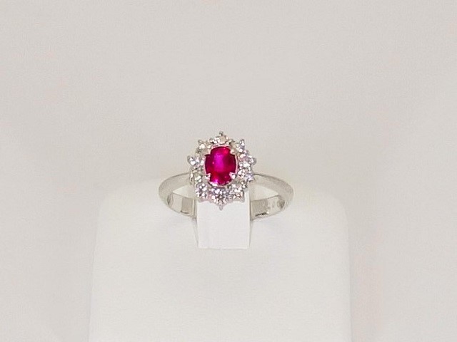 Pt ルビー指輪0.75ct ☆鑑別書付 ☆高級☆新品拍卖