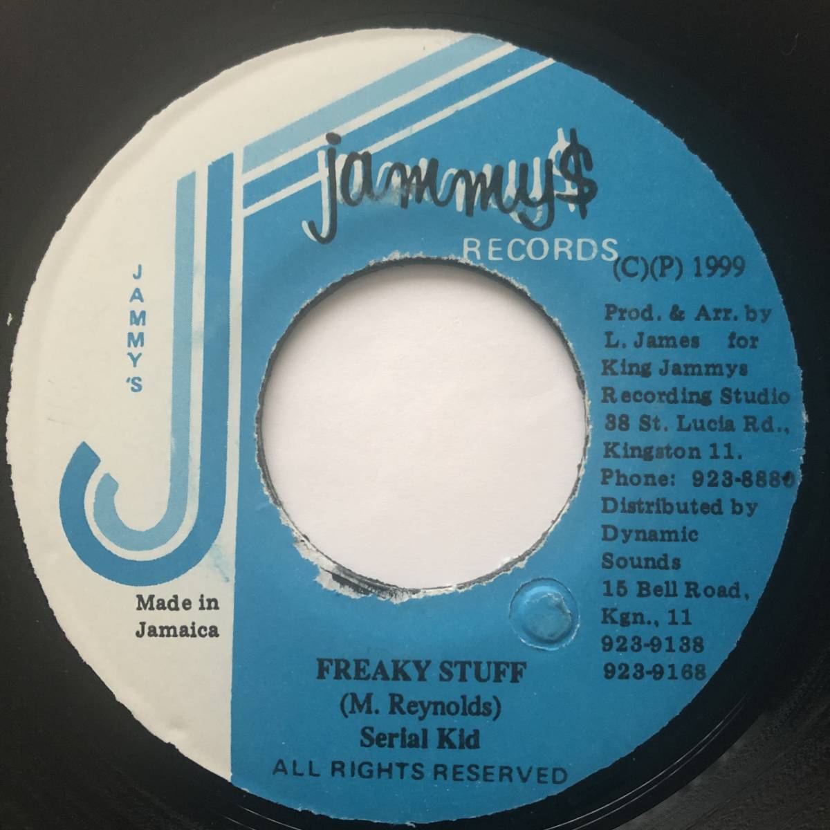 試聴 / SERIAL KID / FREAKY STUFF /Things&Time riddim/JAMMYS/reggae/dancehall/'99/big hit !!/7inch拍卖