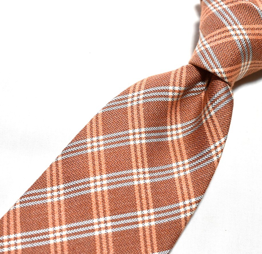 Y823☆DAKS ネクタイ チェック柄☆3本以上送料無料☆拍卖