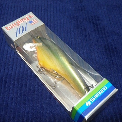 オールド シマノ バグリー エクストリーム 101 #04 新品 OLD Extreme Shimano Bagley 101 Crankbait #04 New in Sealed Box! SUPER NICE!拍卖