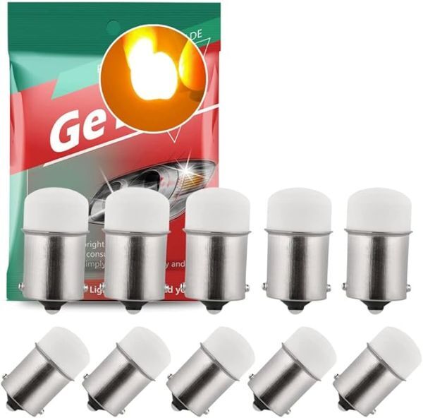 GeTor S25 LED シングル アンバー ピン角180度 1156 G18 BA15S 12V21W P21W LED ラン拍卖