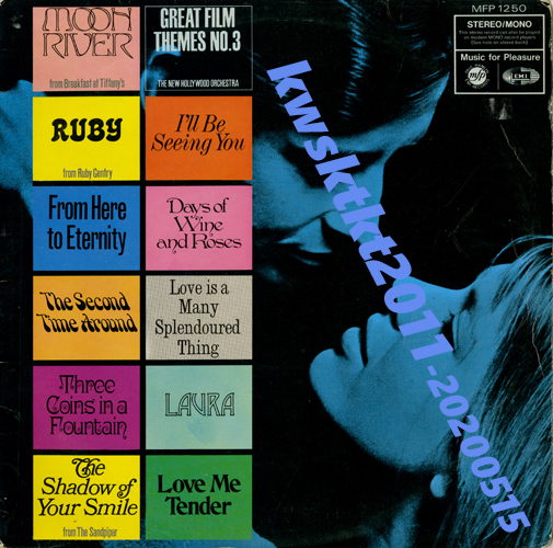 ◆処分前セール◆MFP-1250★The New Hollywood Orchestra Great Film Themes No.3拍卖