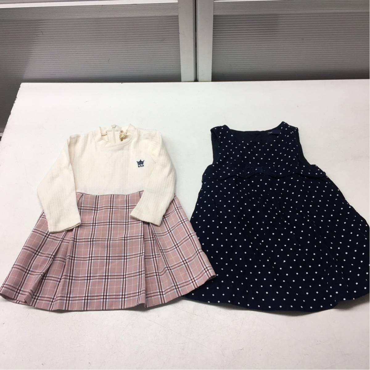送料無料★HusHusH★babyGap★ハッシュアッシュ★ベビーギャップ★女の子ベビーキッズ 80.90★ワンピース2点セット#20511sj22拍卖