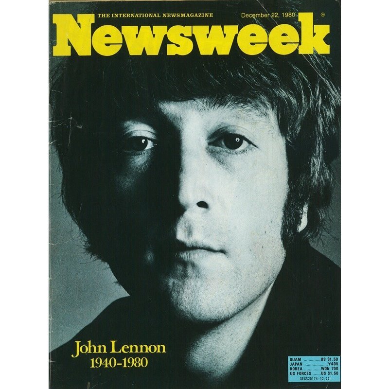 送料無料!News Week「John Lennon 1940-1980」1980年12月22日号拍卖