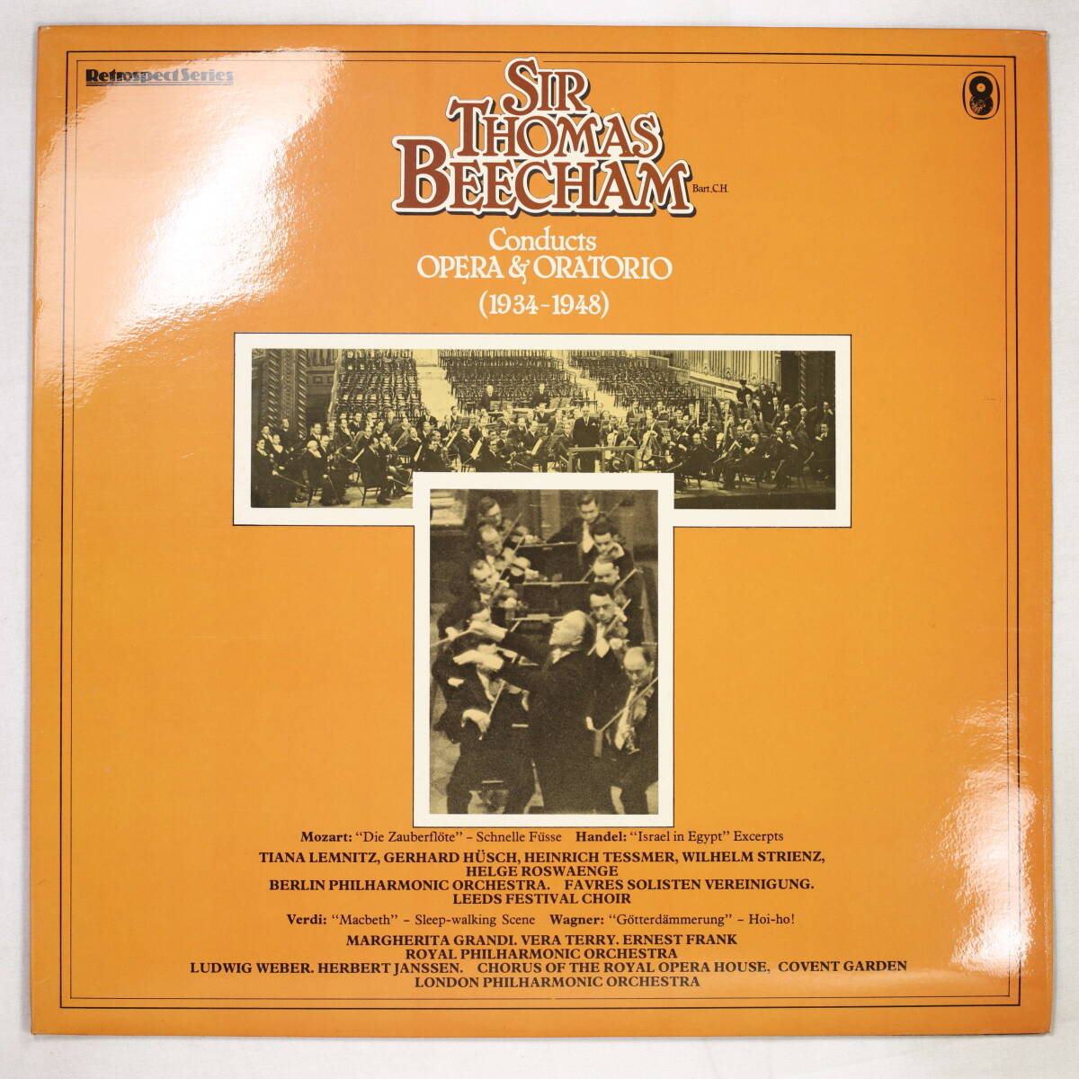 【英盤LP】トーマス・ビーチャム/オペラ・オラトリオ集 1934-1948(並良品,SP復刻,Thomas Beecham)拍卖