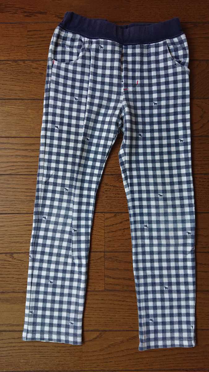 ★美品 SIMPLE FREE シンプルフリー ギンガムチェック ストレッチニットパンツ拍卖
