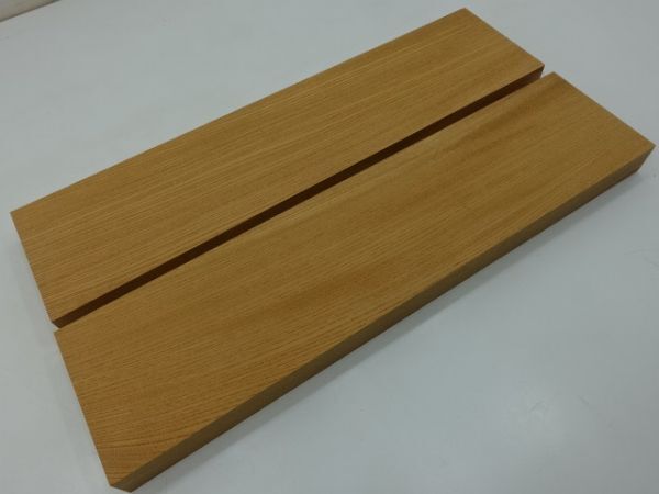 No,7170-8 欅 けやき 2枚 厚さ30.0mm×長さ447mm×幅108mm 送料無料拍卖
