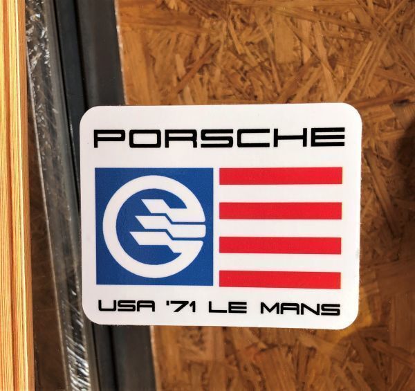 ルマン ポルシェ USA Ginther 71 Le Mans ギンサー 71 ステッカー 911 996 997 991 992 718 356 930 964 993 (P0-71gins拍卖
