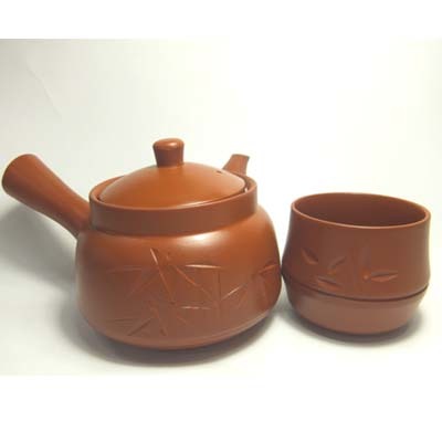 お茶セット 急須1個 コップ10個 1.9g拍卖