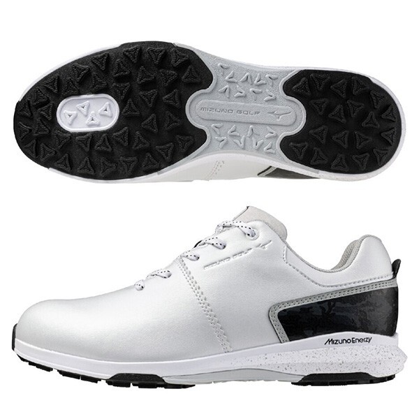 【新品】ミズノ NEXLITE ENERZY ネクスライトエナジー 51GQ254010 ホワイト×ブラックカモ 25.5cm拍卖