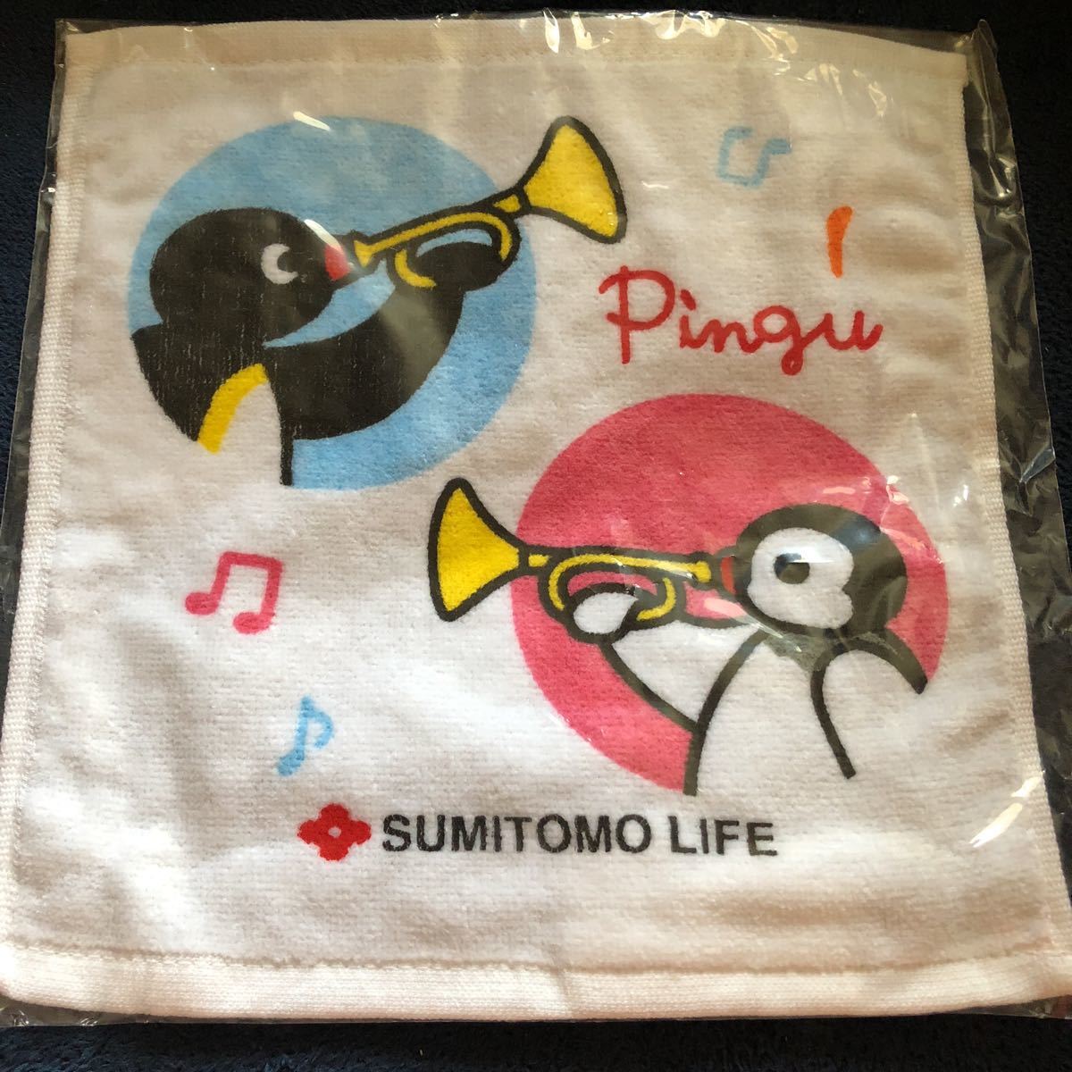 レア非売品 PINGU ピングー ハンドタオル 住友ライフ ノベルティ拍卖