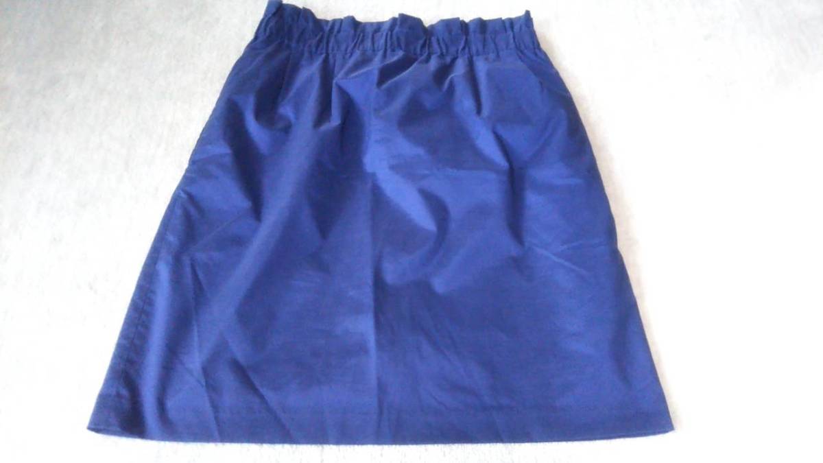台形スカート 38 W73 紺 ウエストゴム ユナイテッドアローズ拍卖