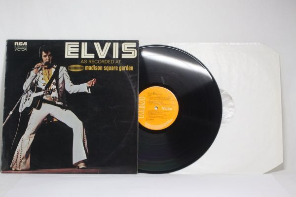 英LP Elvis Presley Elvis As Recorded At Madison Square Garden UK盤 英国盤 Stereo ステレオ 両面マト1 エルヴィス プレスリー拍卖