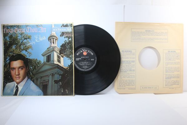 英LP Elvis Presley How Great Thou Art UK盤 英国盤 Mono 両面マト1 深溝 モノラル エルヴィス プレスリー拍卖