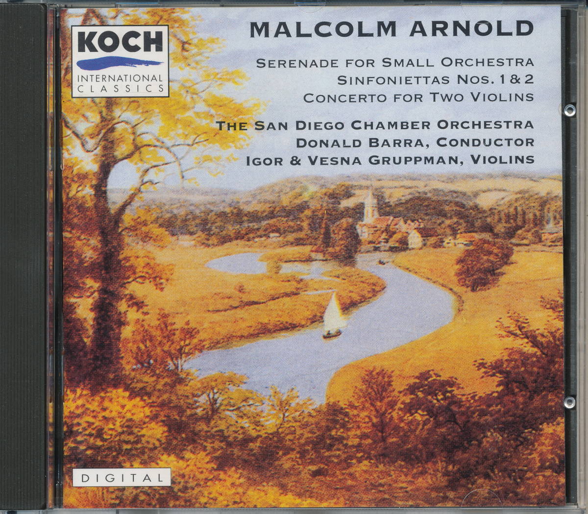 MALCOLM ARNOLD マルコム・アーノルド:Serenade/ Sinfoniettas Nos.1&2/ Concerto for Two Violins  Donald Barra 指揮、他拍卖