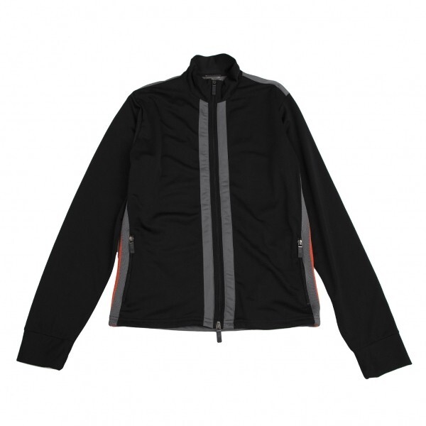 エンポリオ アルマーニ エアセッテEMPORIO ARMANI EA7 ライン切替トラックジャケット 黒グレーL拍卖