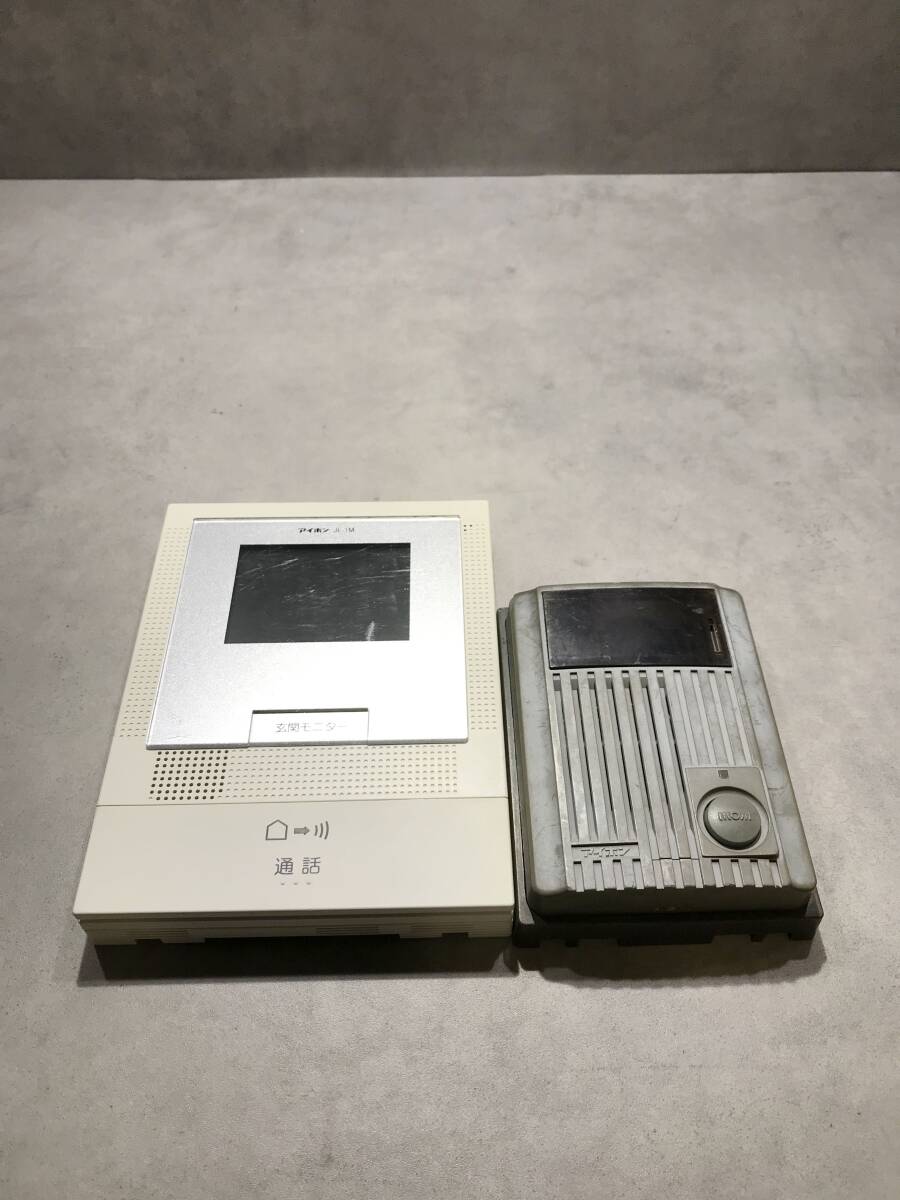 S11689◎アイホン テレビドアホン モニター親機 JE-1M-T カメラ玄関子機 HF-DA 【未確認】250527拍卖