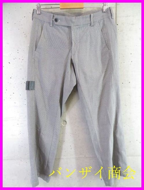 8050b2◆良品です◆82cm◆ルコックゴルフ チェック柄 ストレッチゴルフパンツ/ジャケット/ポロシャツ/ニットセーター/ベスト拍卖