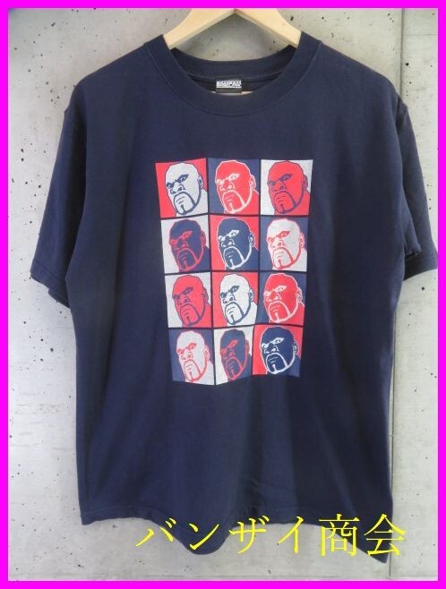 【送料300円可】7250b1◆希少です◆BAMBAM BIGELOW バンバンビガロ【ボブ・サップ】半袖Tシャツ M/プロレス/格闘技/ボブサップ拍卖