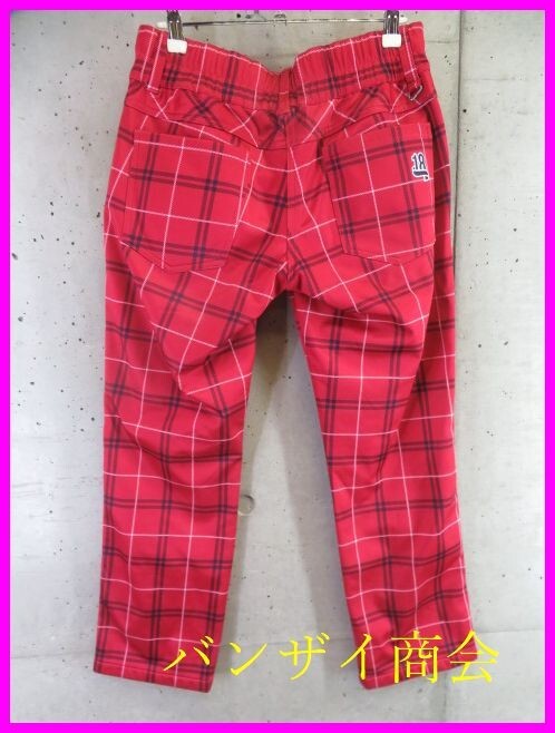 7250b25◆美品です◆74cm◆FILA GOLF フィラゴルフ 裏地起毛 チェック柄 ゴルフパンツ L/ジャケット/ポロシャツ/ベスト/ニット/レディース拍卖