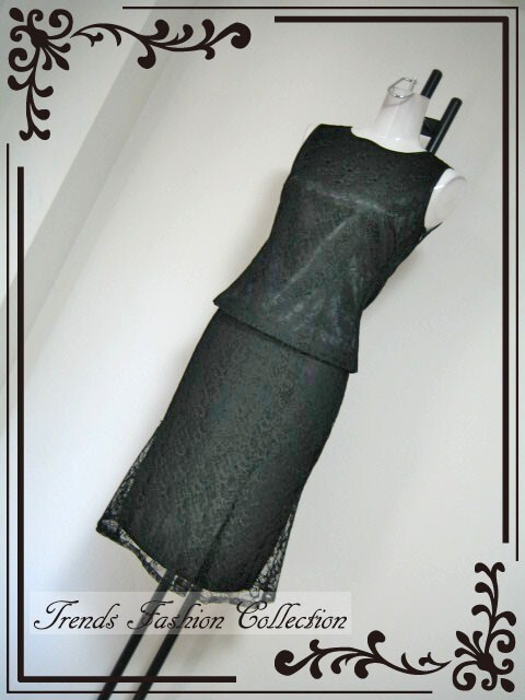 ☆☆パイピングデザイン 総レース スーツ拍卖