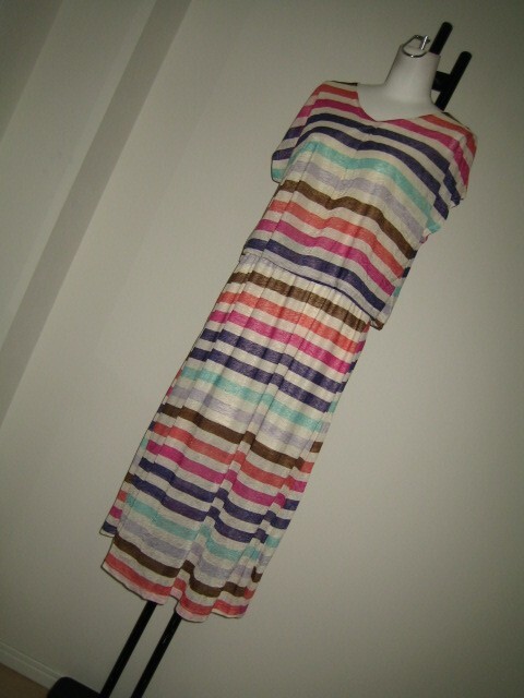 ☆☆APART HUMOR ボーダー ストレッチ ワンピース拍卖