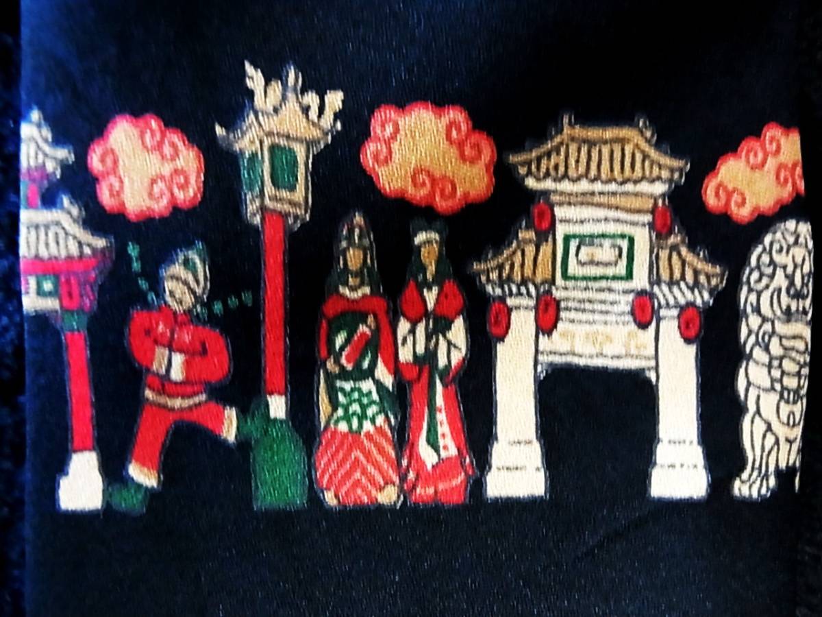 ☆♪★LA2429新品【南京町・中華】シルク100%♪ネクタイ★拍卖