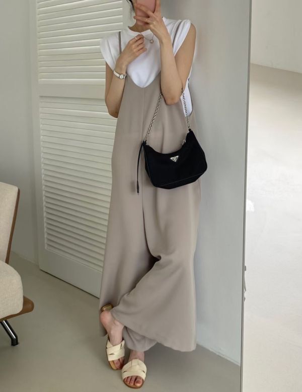 レディース サロペット オーバーオール ゆったりサイズ カジュアル EY06拍卖