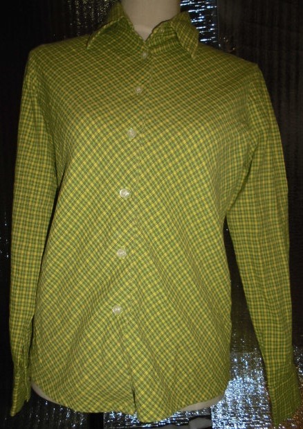 amherst アムハースト レトロ柄 チェックの長袖 ブラウス シャツ拍卖