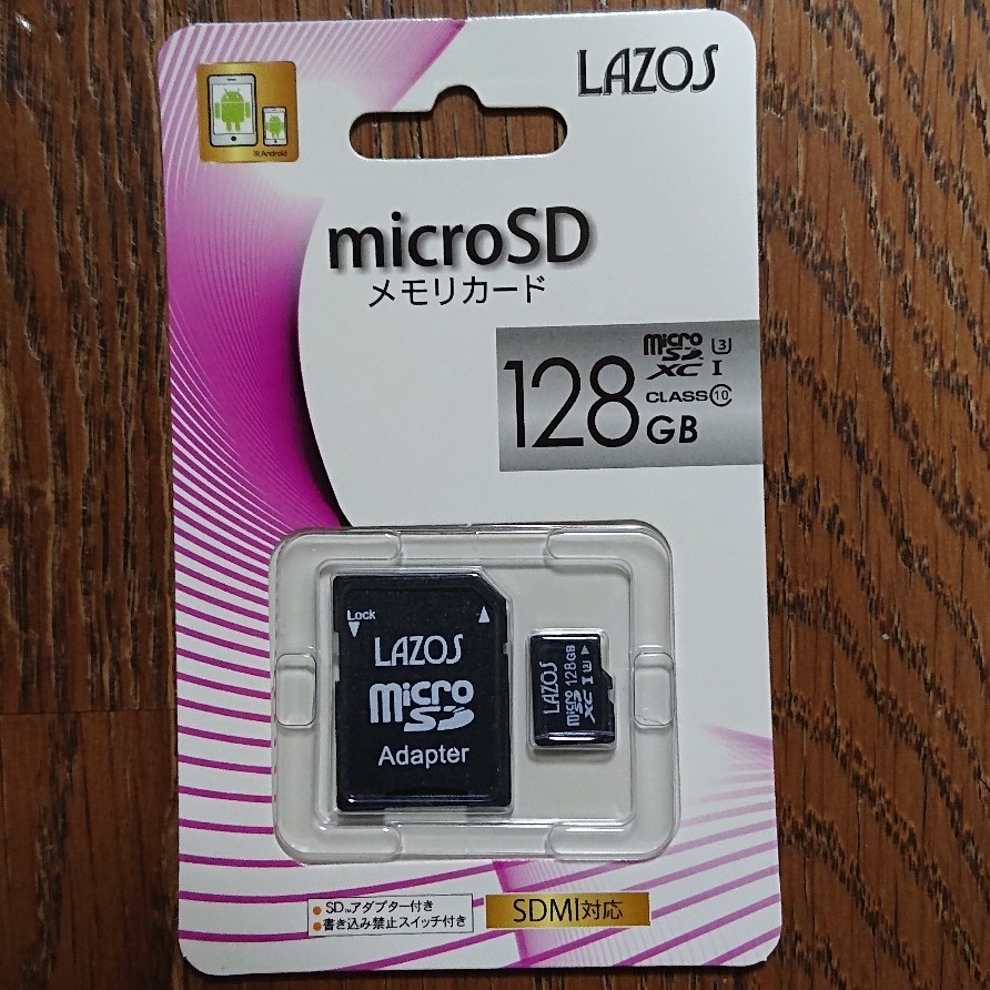 LAZOS microSDXC 128GB microSDXCカード microSDメモリカード拍卖