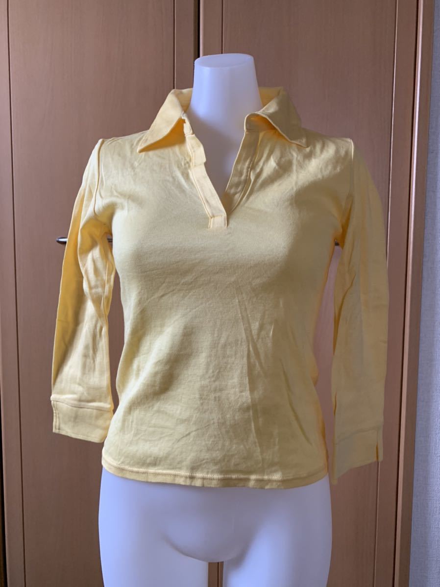 OLLINKARI/オリンカリTシャツ生地7分袖/サイズ36拍卖