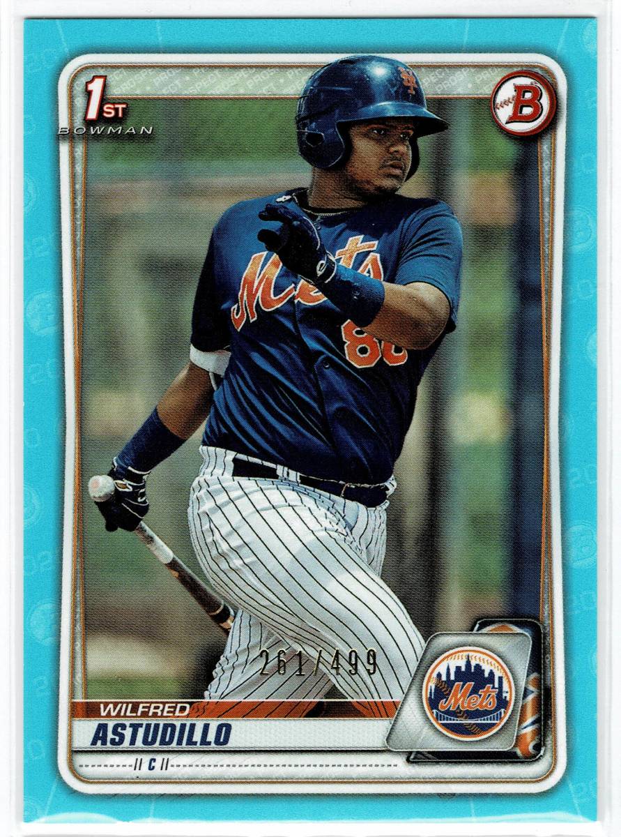 2020 Bowman Wilfred Astudillo Light Blue /499拍卖