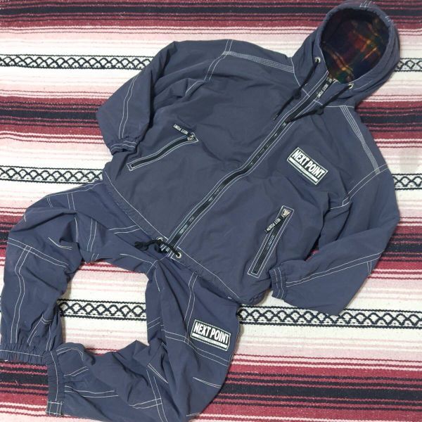 オールド!!上下セット【NEXT POINT】ネクスト ポイント ヤマハ YAMAHA SPORTS STYLE スキー スノーボード ジャケット パンツ w76/Y28446j拍卖