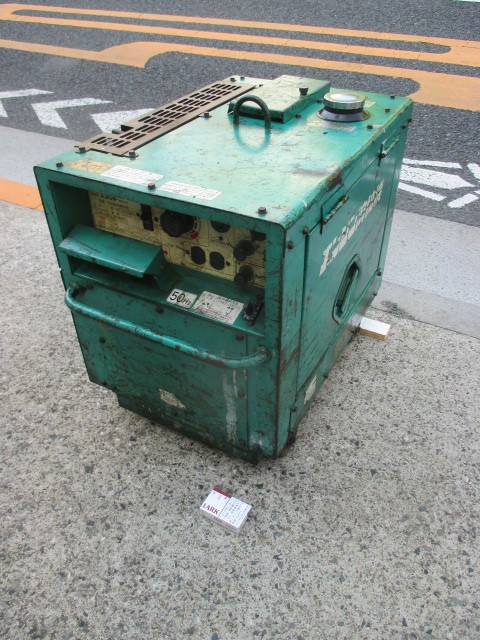 p332★デンヨー防音型 エンジン溶接機 NT-140SS 50hz エンジンウェルダー拍卖